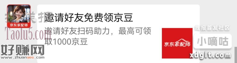 京东家配师两个活动