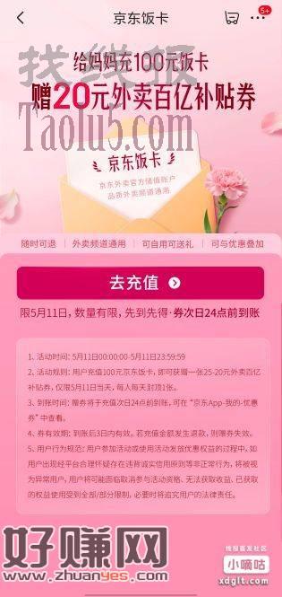 京东饭卡充100一张25-20的，上限一张